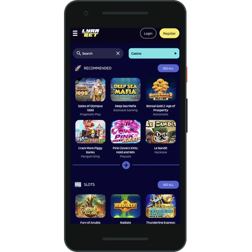 Lyra Bet casino download